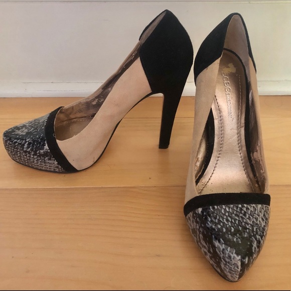 BCBG platform stilettos